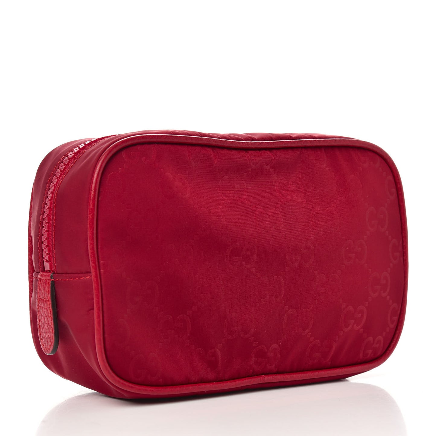 Nylon Monogram Small Dolmias Pouch Vibrant Red