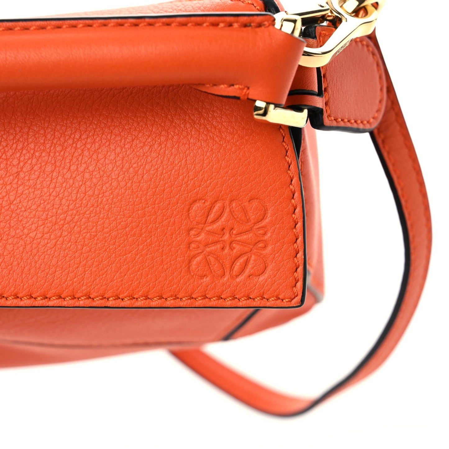 Calfskin Mini Puzzle Bag Orange