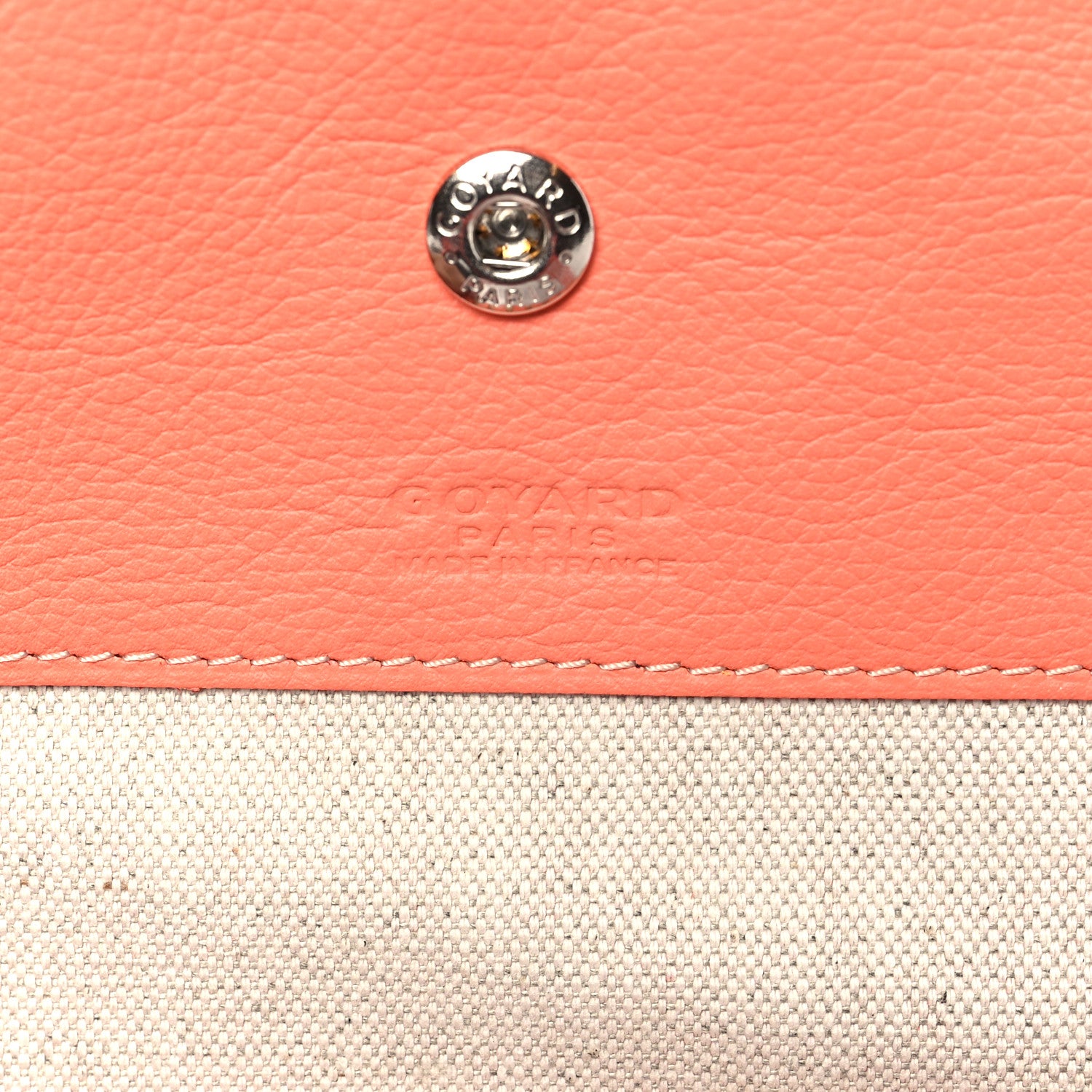 Goyard Goyardine Net Aligre Tote Coral 6 of 9