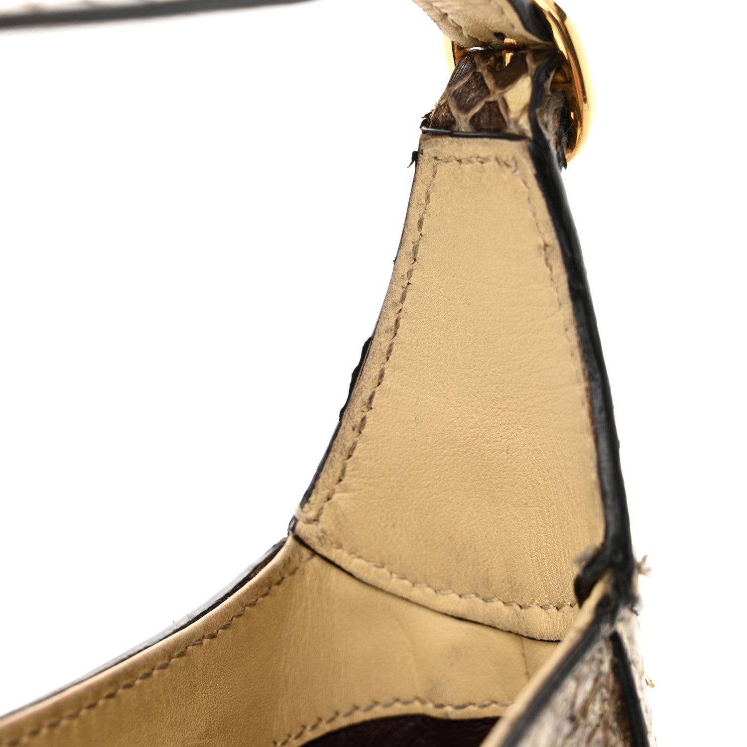 Gucci Snakeskin Mini Jackie 1961 Hobo Beige 12 of 18