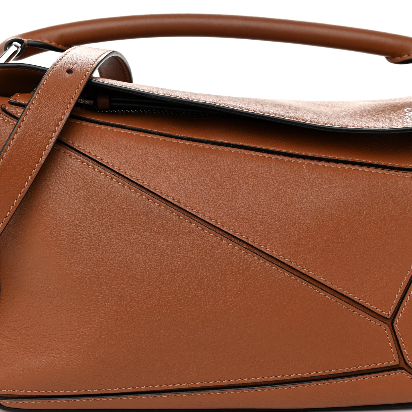 Calfskin Small Puzzle Bag Tan