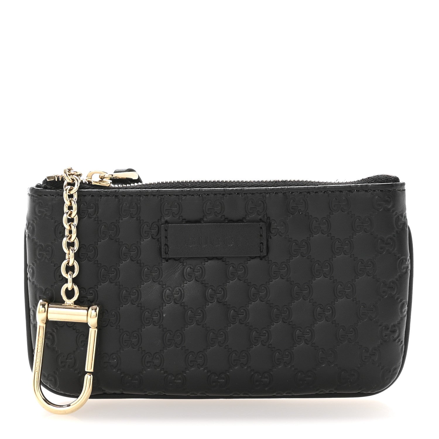 Gucci Microguccissima Key Ring Coin Case Black 1843393 – FASHIONPHILE
