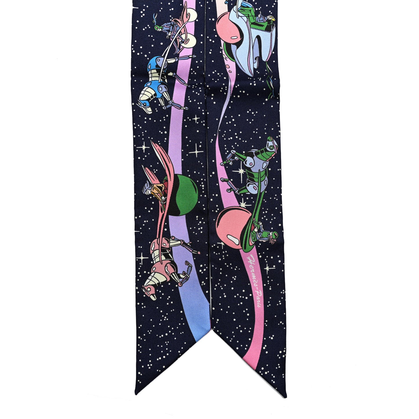 Silk Space Derby Twilly Marine Rose Multicolor