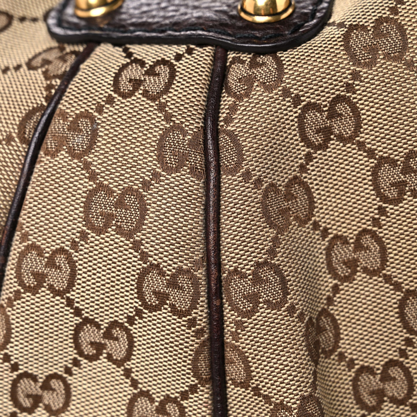 Monogram Large Jockey Hobo Dark Brown