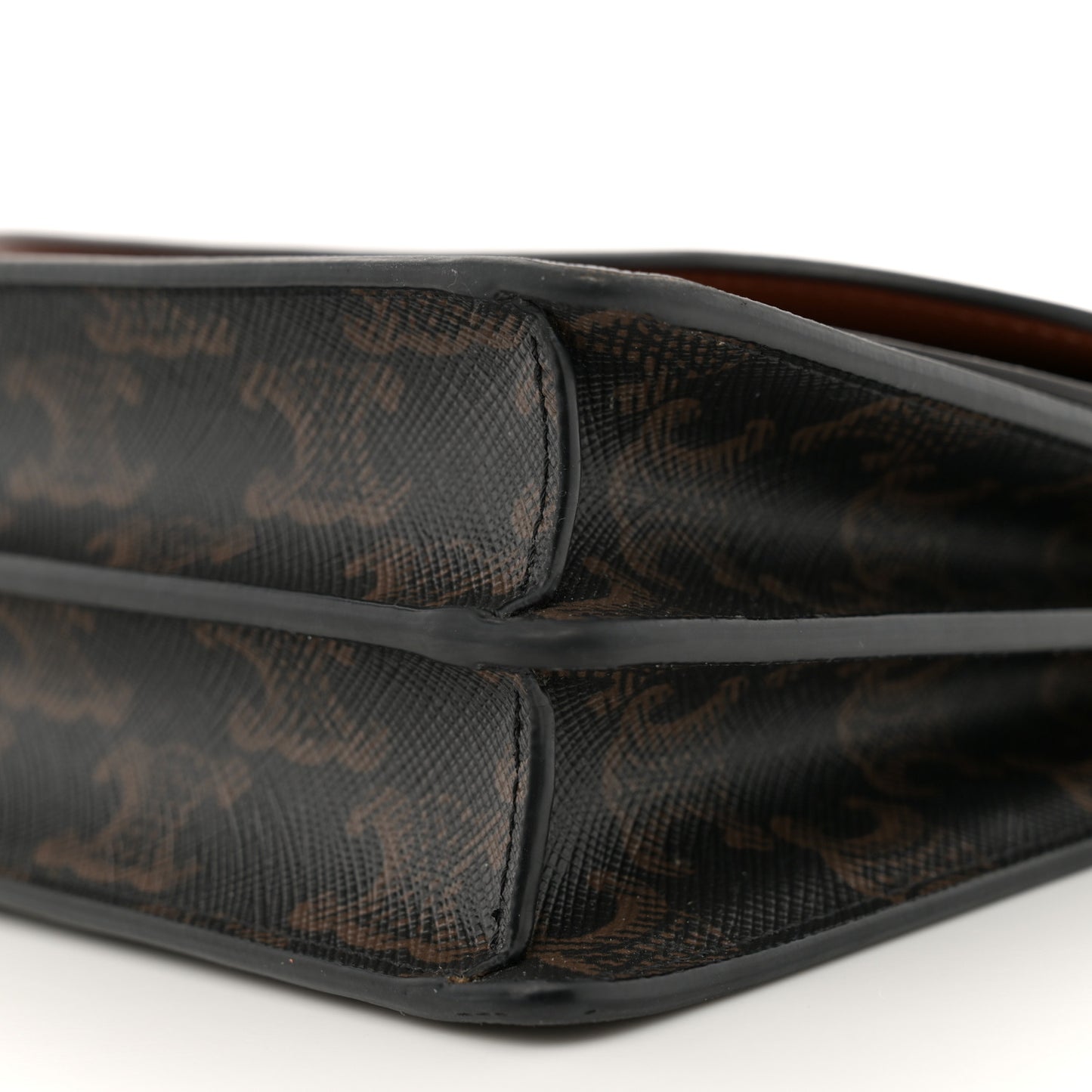 Triomphe Canvas Lambskin Wallet On Strap Tan