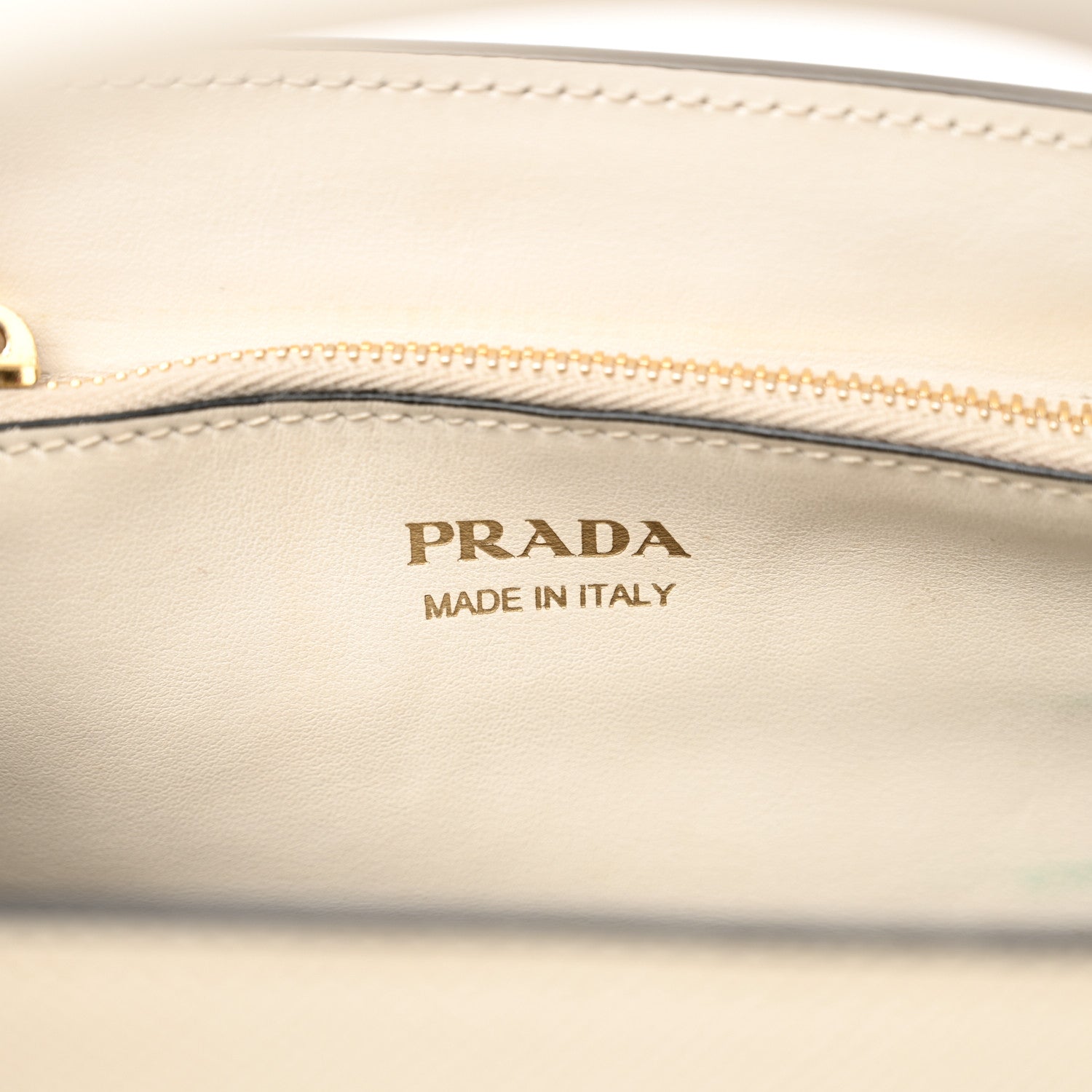 Prada Saffiano Cuir Calfskin Small Monochrome Top Handle Tote White 6 of 17