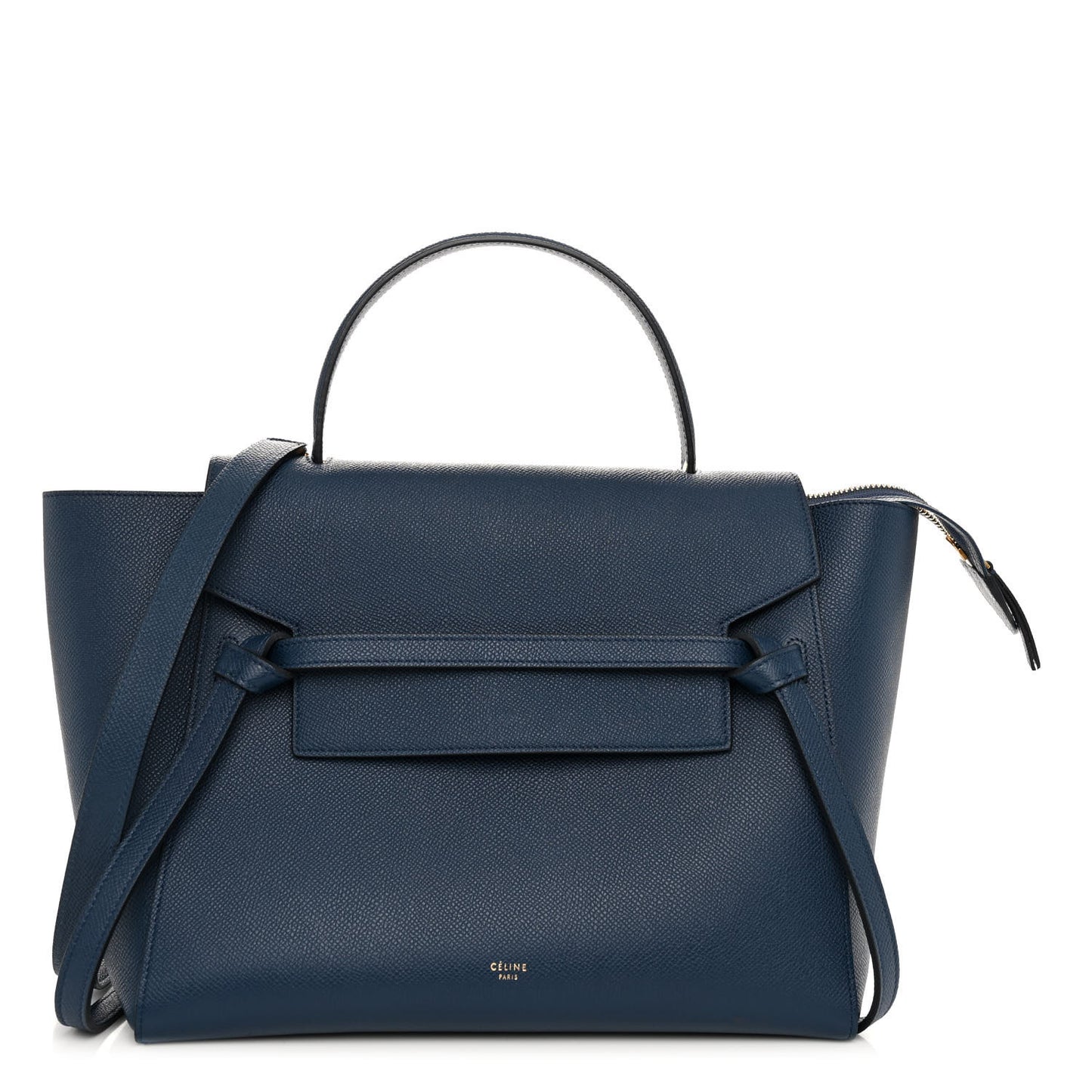 Grained Calfskin Mini Belt Bag Deepsea