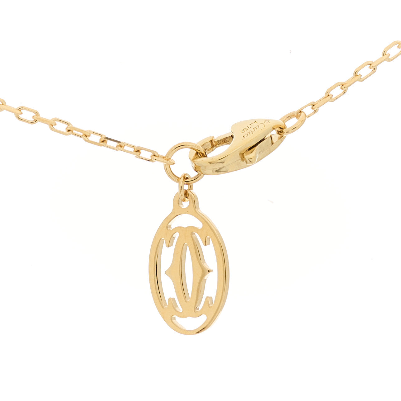 Cartier 18K Yellow Gold Diamond SM D'Amour Pendant Necklace 4 of 6