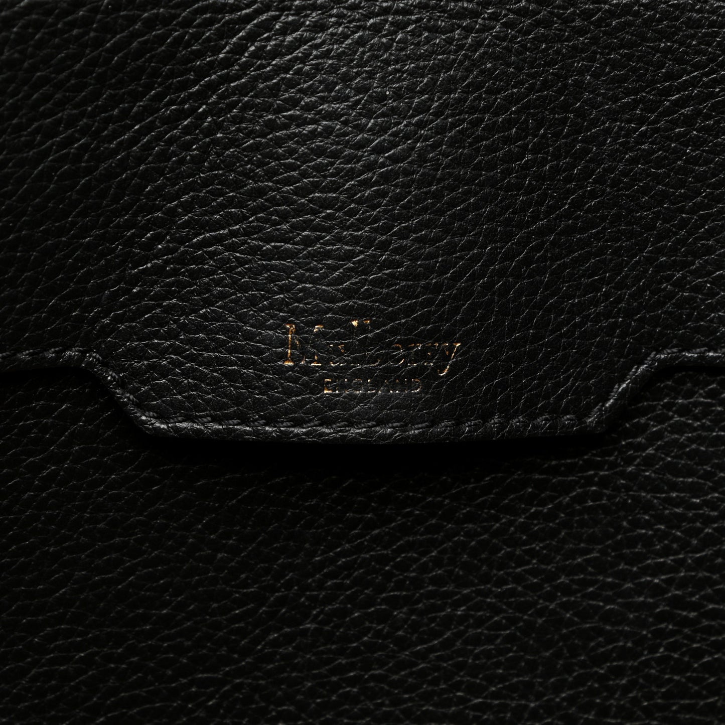 Small Classic Grain Bayswater Tote Black