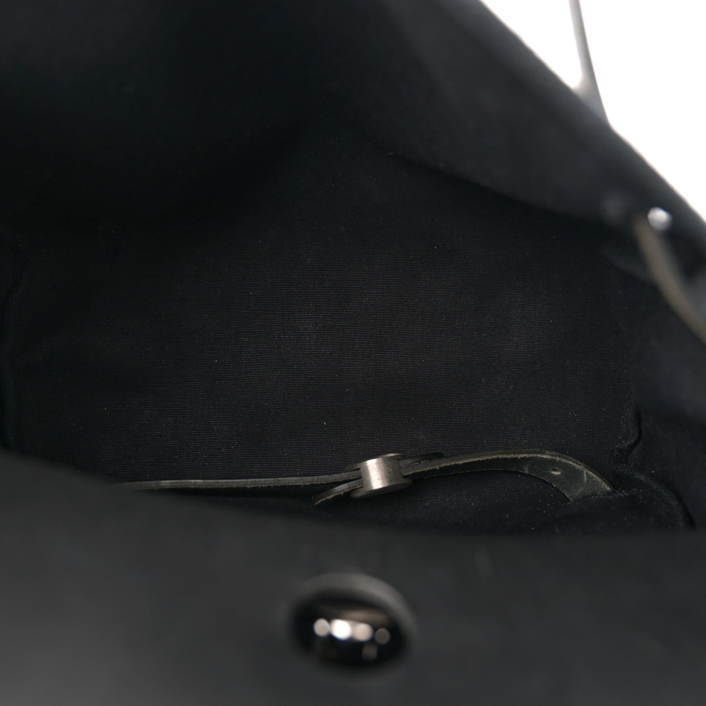 Toile Vache Calfskin Herbag 30 PM Backpack Black