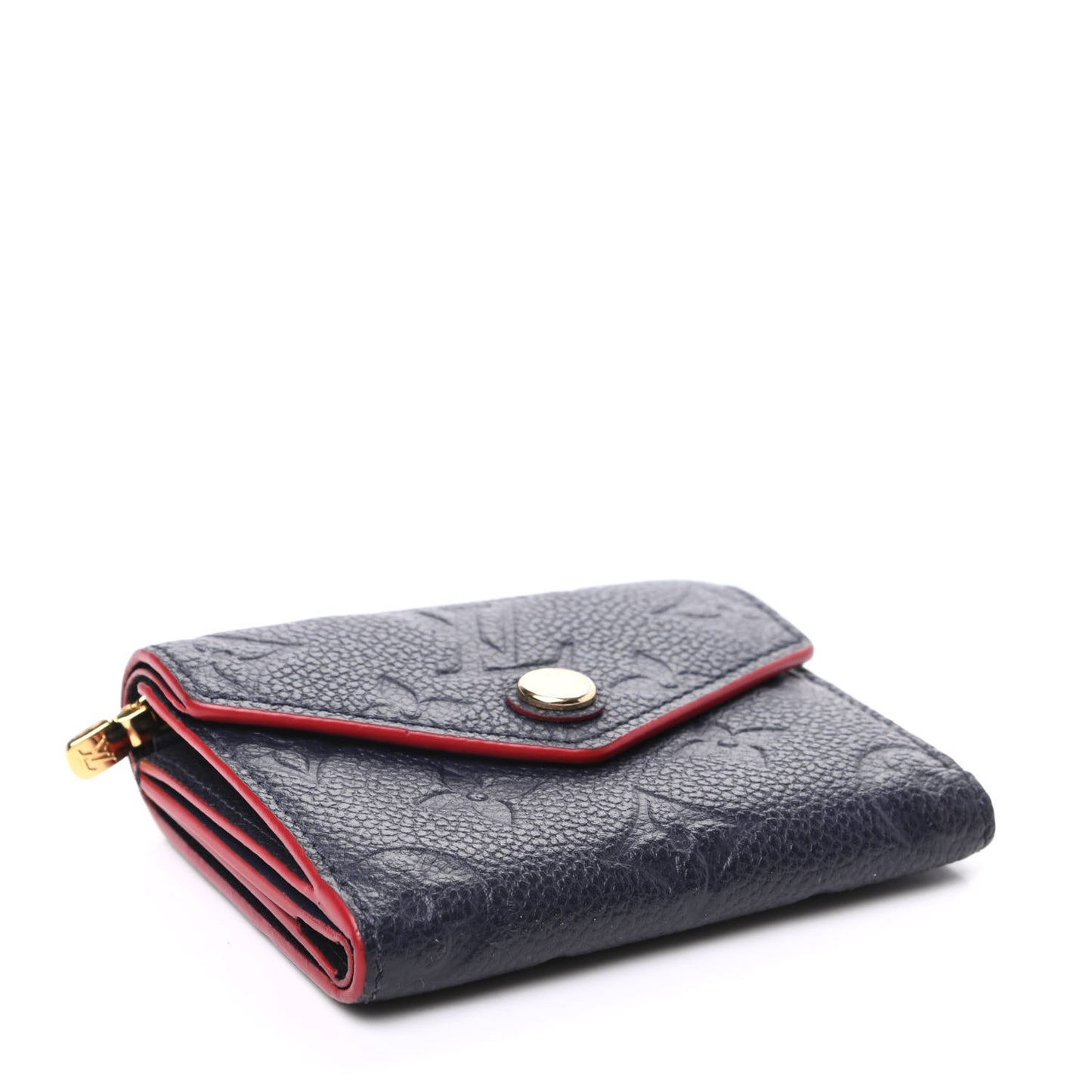 Empreinte Zoe Wallet Marine Rouge