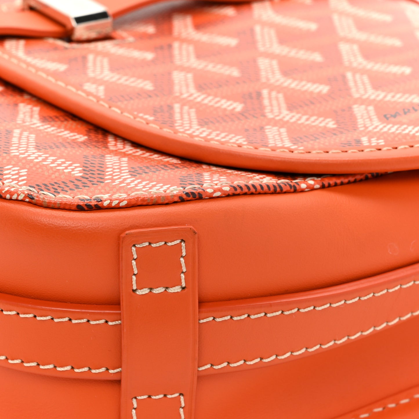 Goyardine Belvedere II PM Messenger Bag Orange