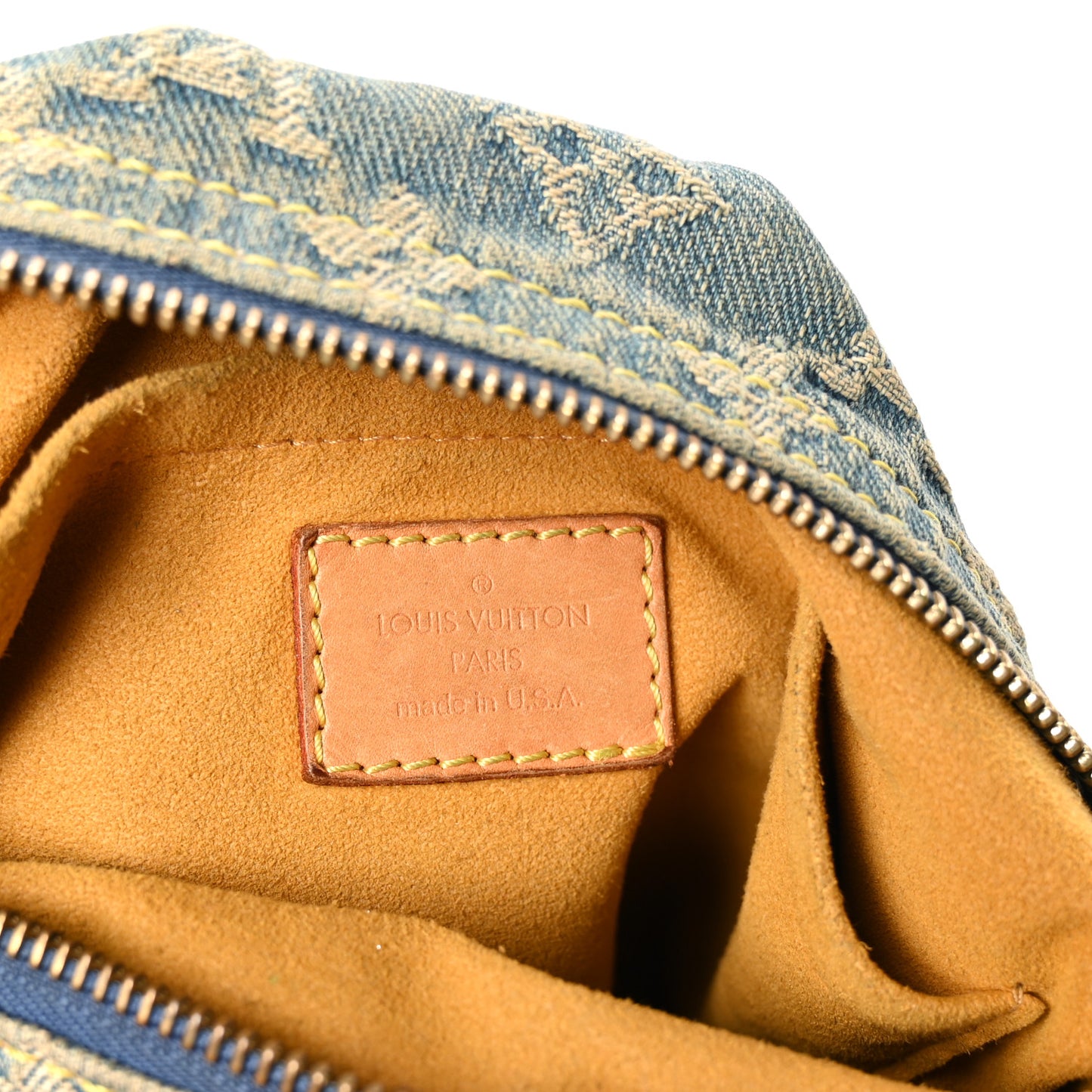 Denim Monogram Baggy GM Blue