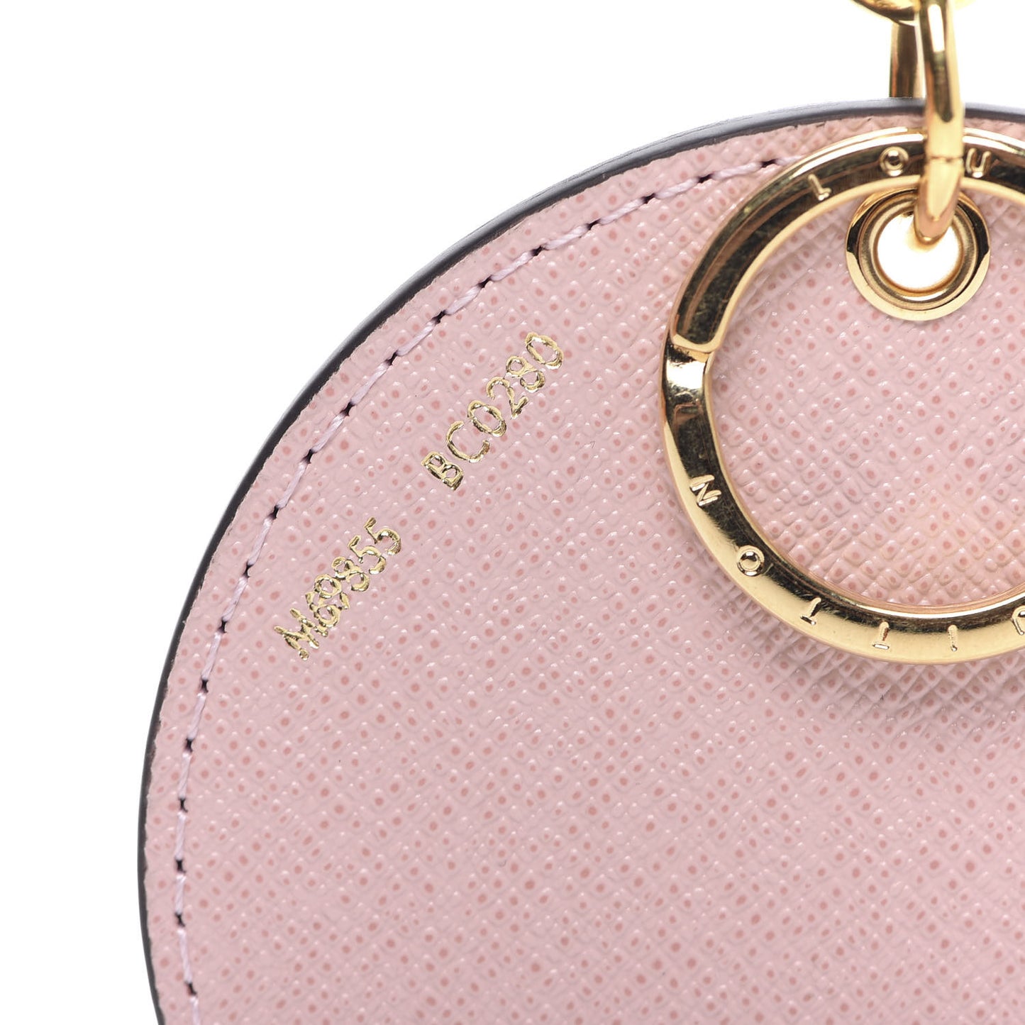 Monogram 2020 Christmas Animation Big Wheel Bag Charm Key Ring Rose Ballerine