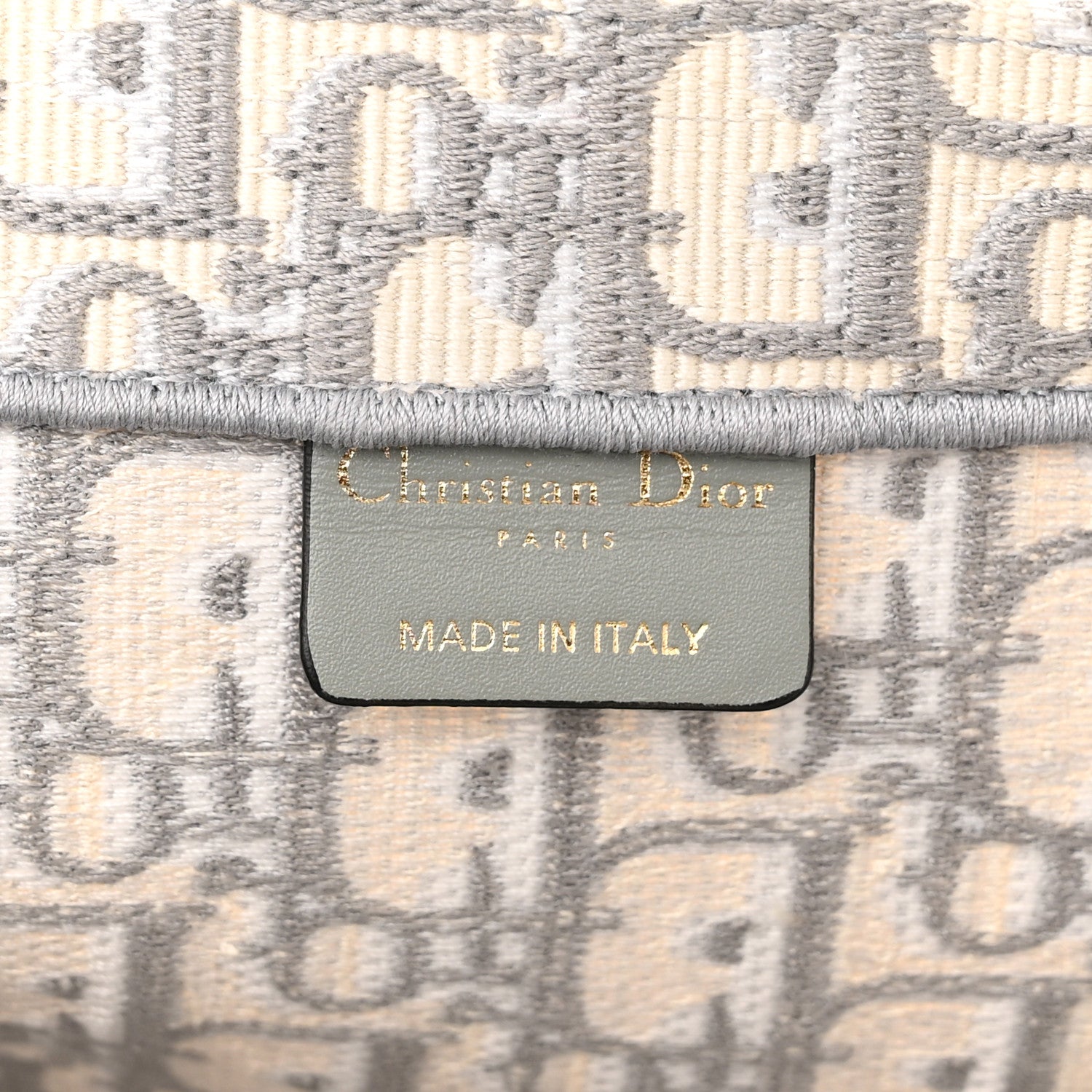 Christian Dior Oblique Large Book Tote Grey 6 of 12