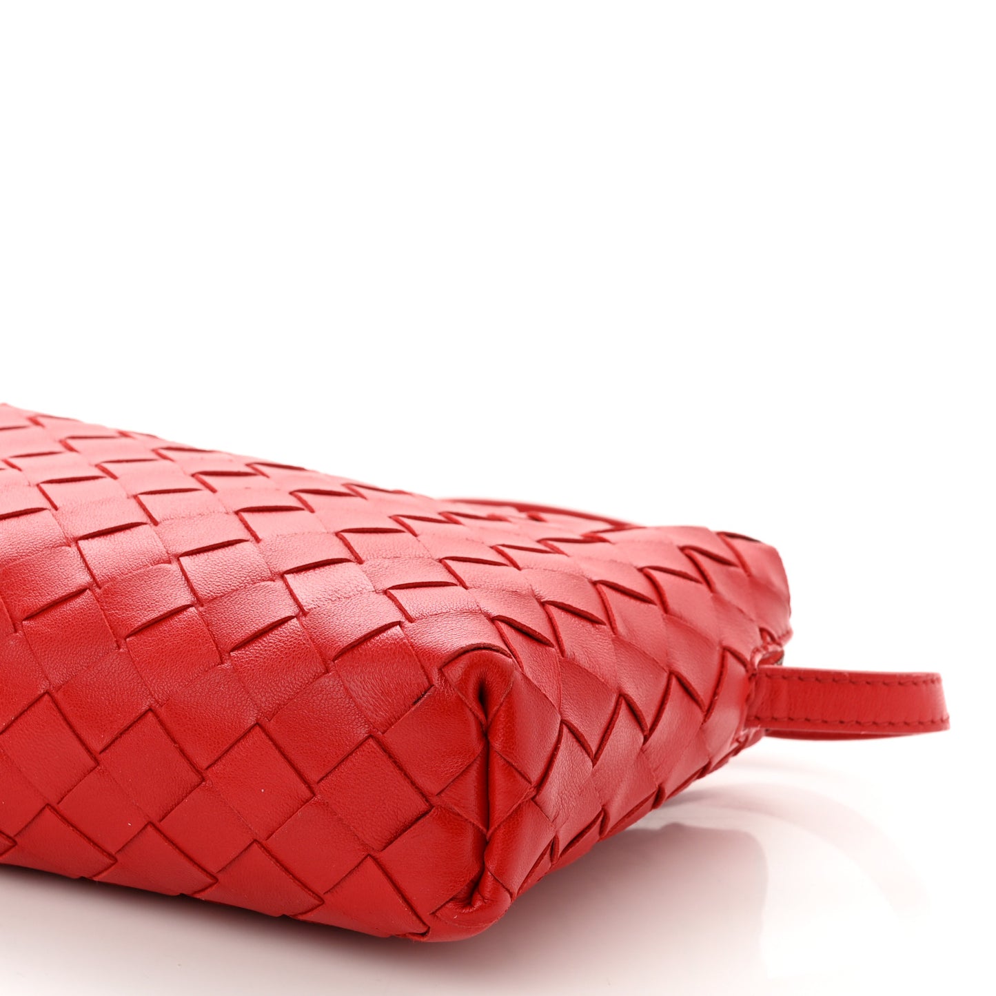 Nappa Intrecciato Small Camera Bag Red