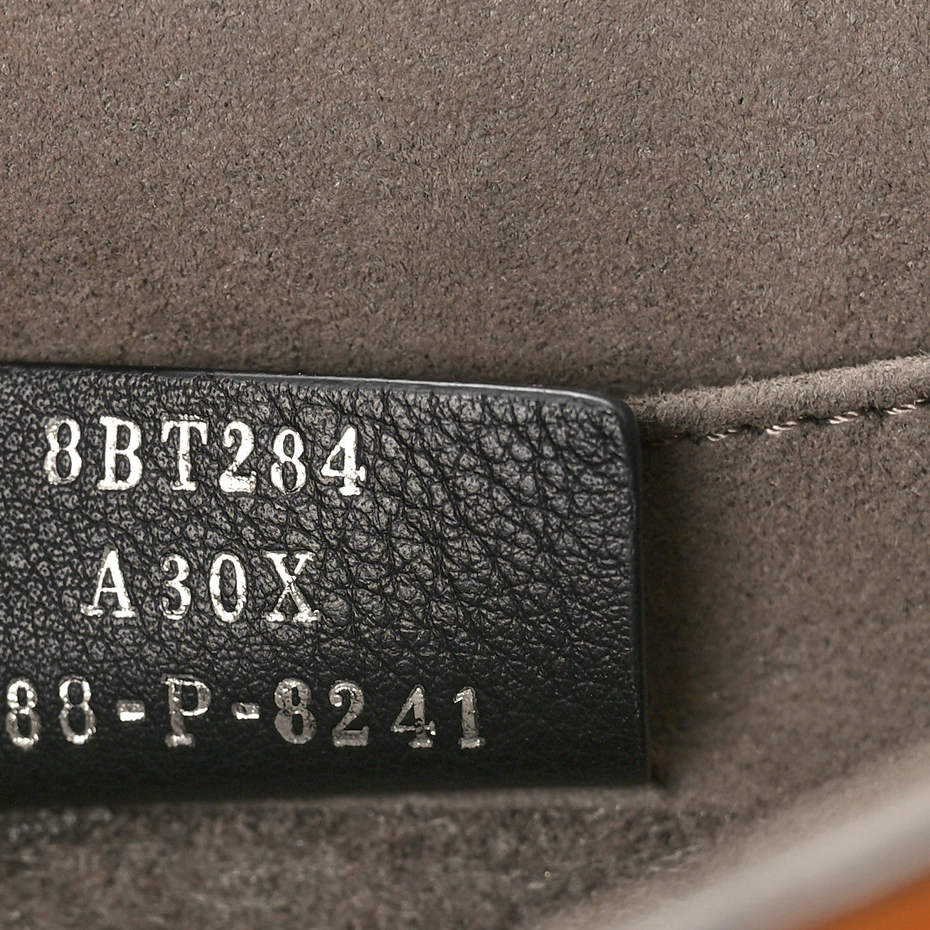 Fendi Vitello Century F is Fendi Whipstitch Threads FF Embossed Kan I Shoulder Bag Tobacco Orzo 7 of 10