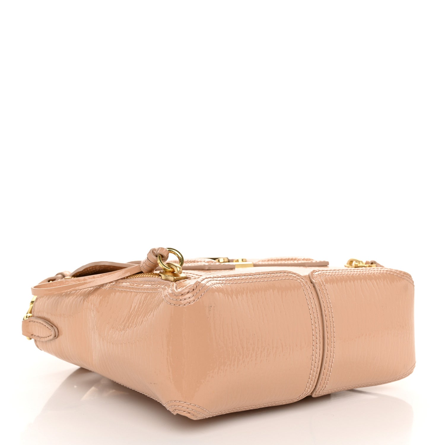 3.1 Phillip Lim Textured Patent Mini Pashli Satchel Ceramic 4 of 10