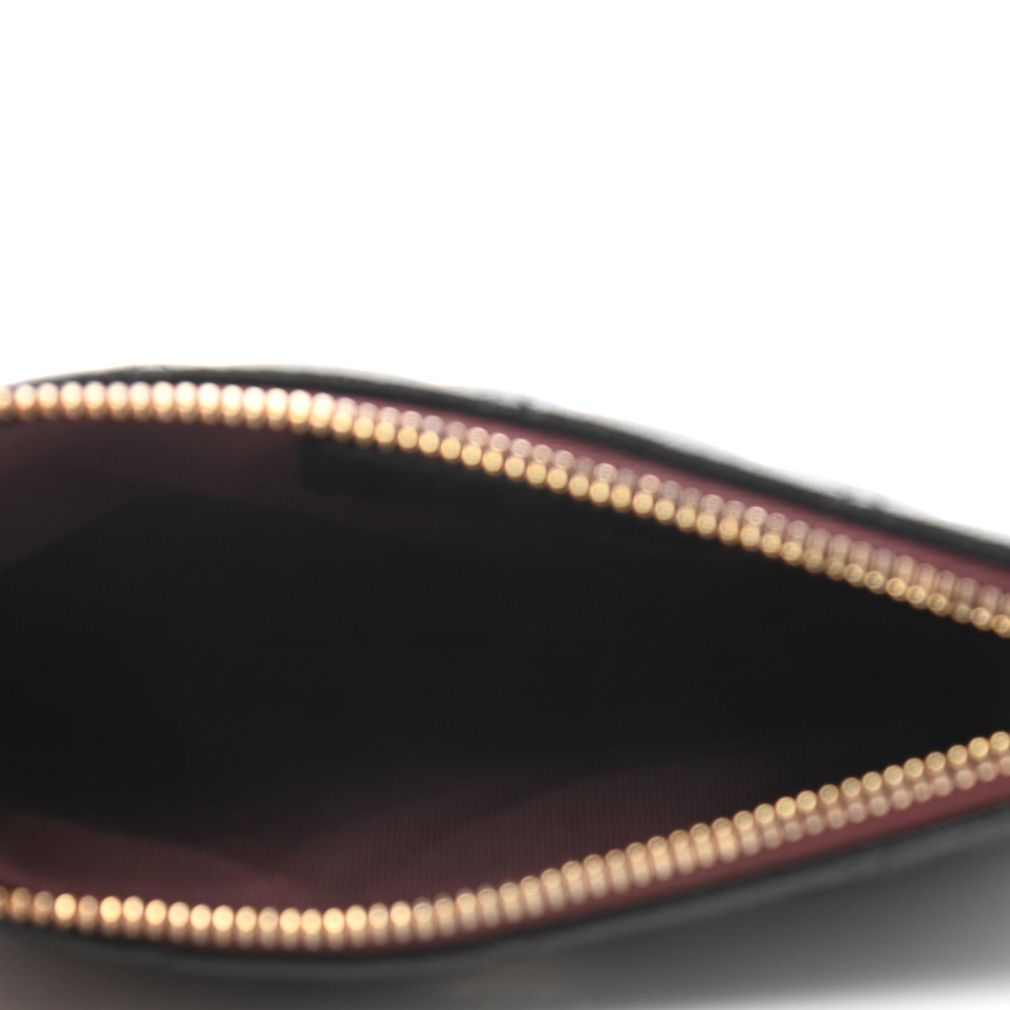 Caviar Quilted Small Cosmetic Case Black