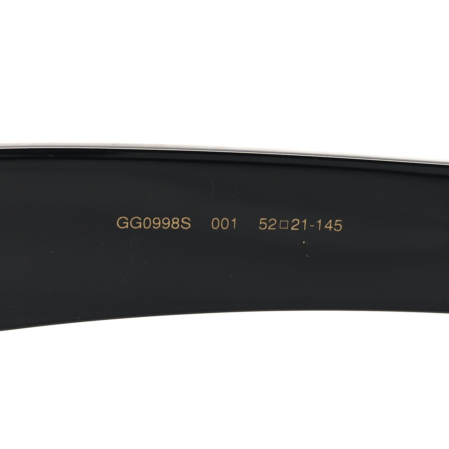 Gucci Rectangle 52mm Frame Sunglasses GG0998S Black 6 of 8