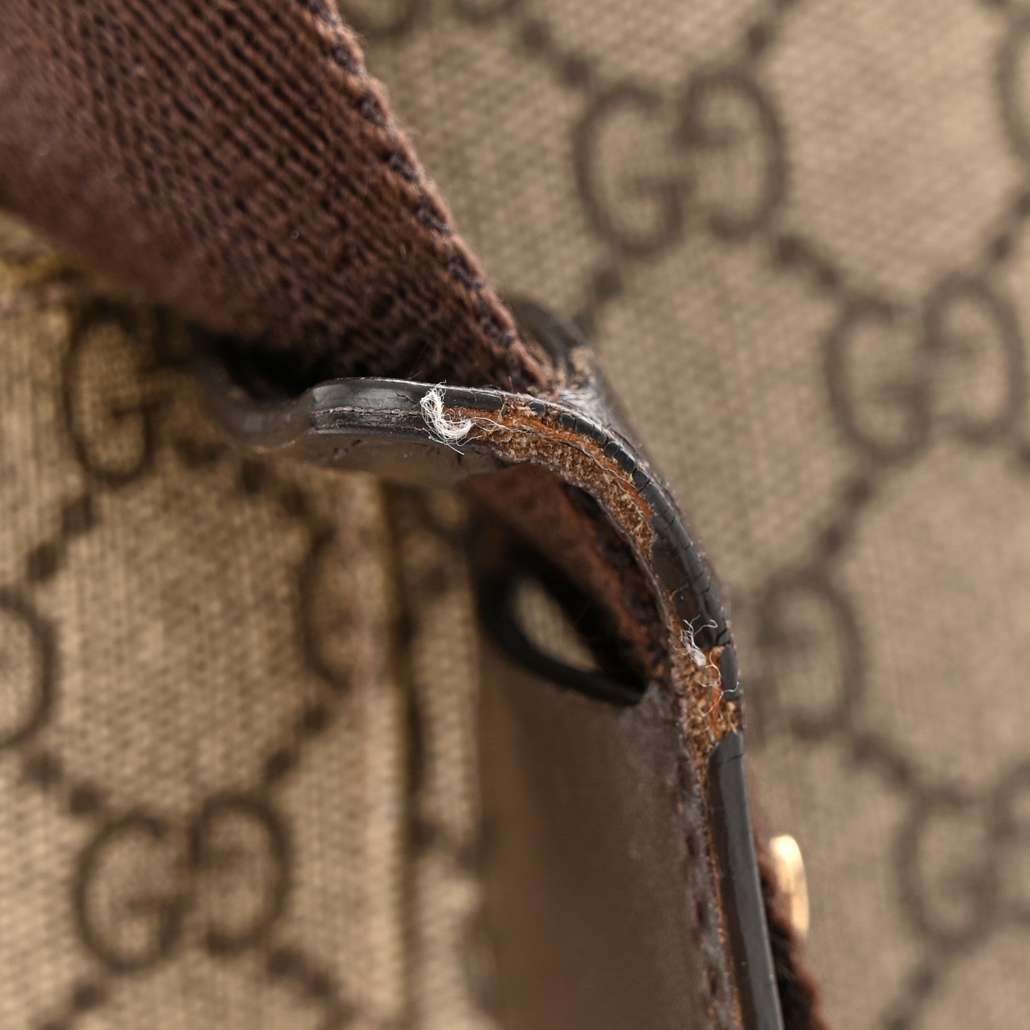 Gucci GG Plus Monogram Messenger Diaper Bag Dark Brown 12 of 14