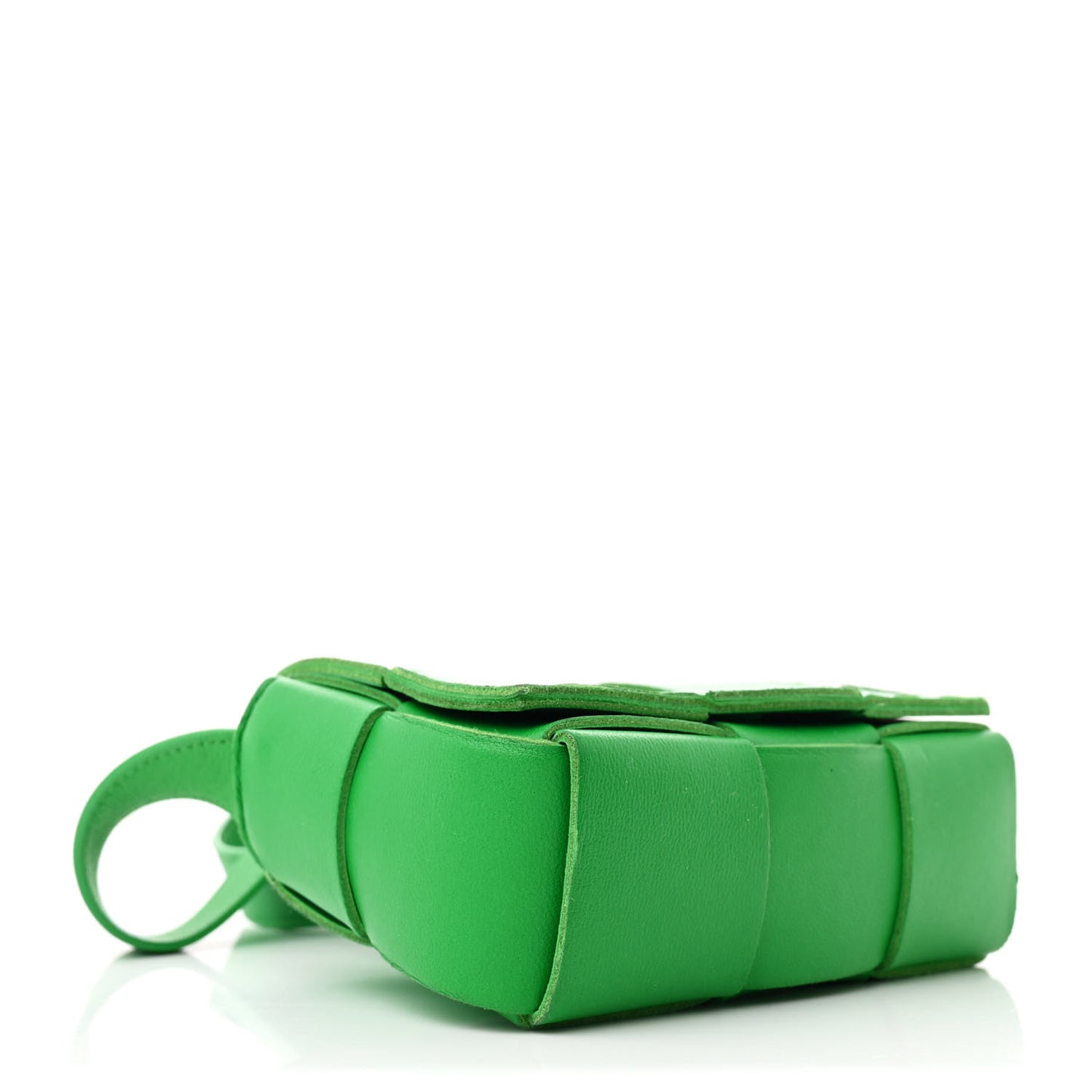 Lambskin Maxi Intreccio Candy Cassette Crossbody Bag Parakeet