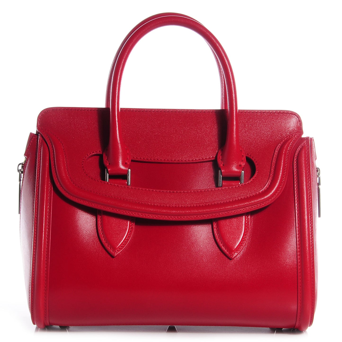 Leather Small Heroine Bag Red