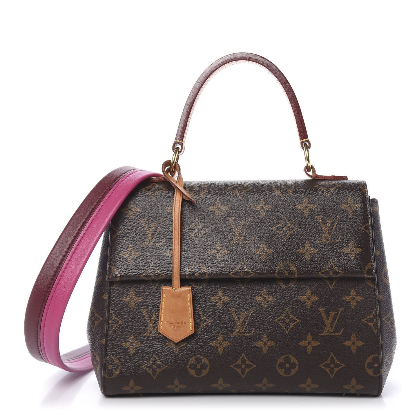 Monogram Cluny BB Bordeaux Fuchsia