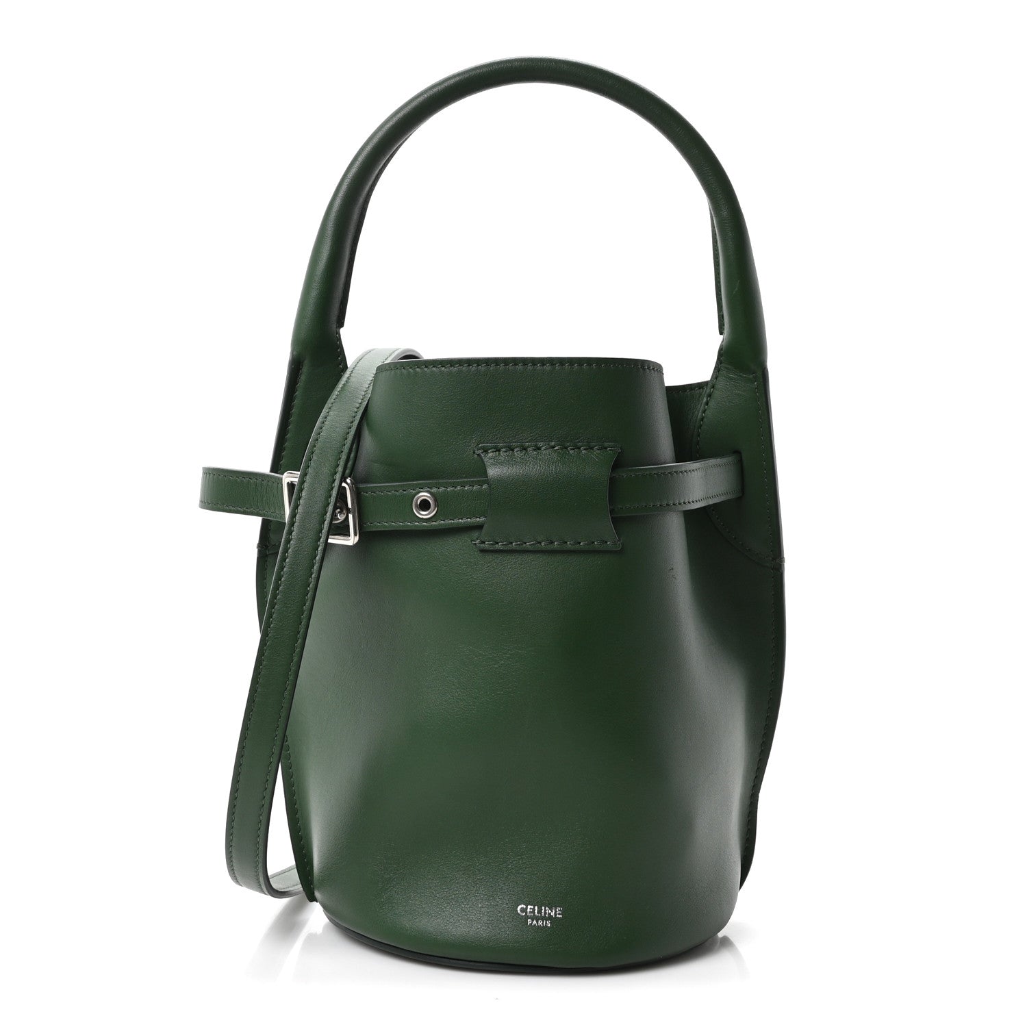 Celine Smooth Calfskin Nano Big Bag Bucket Forest 1906934