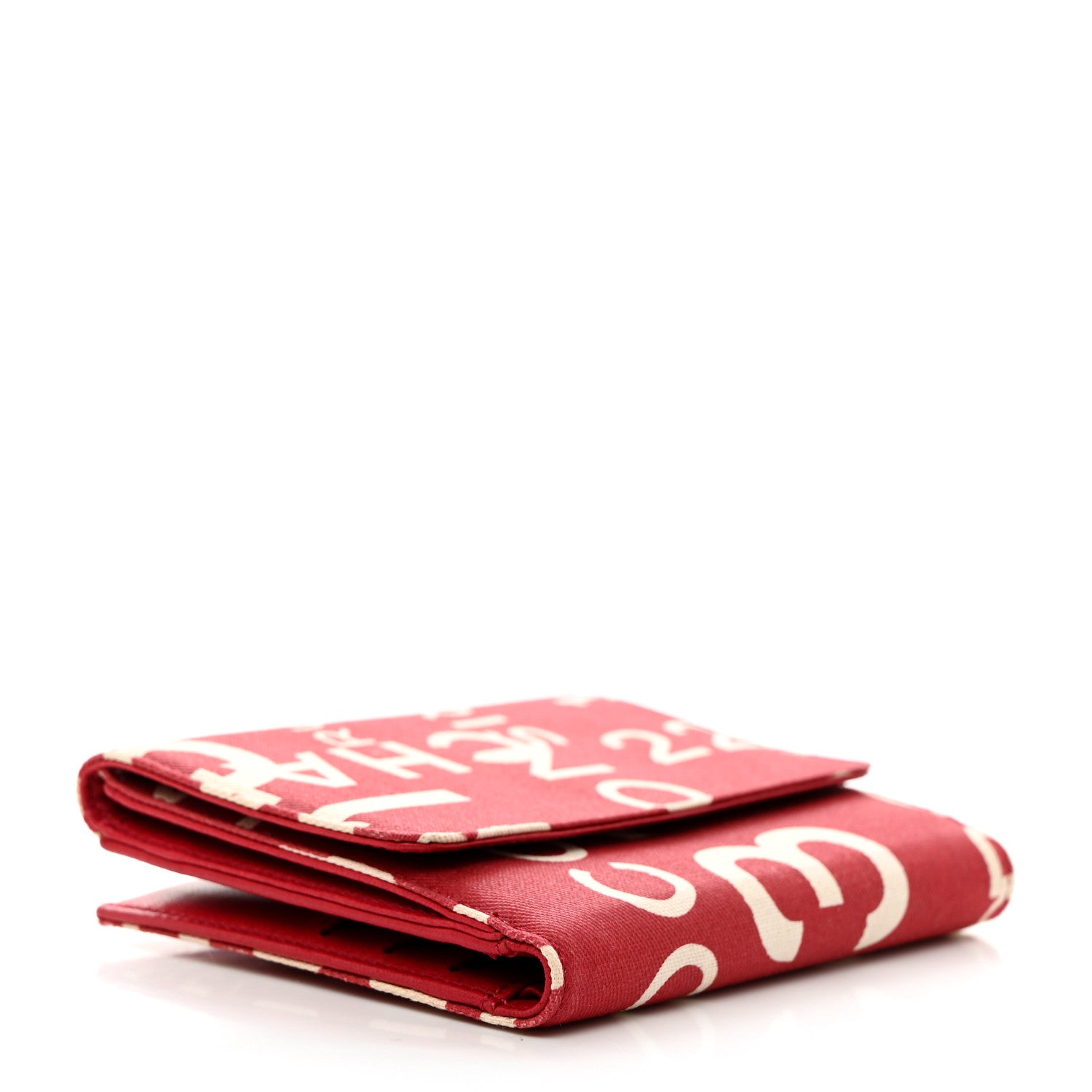 Chanel Canvas 31 Rue Cambon By The Sea Wallet Red 4 of 13
