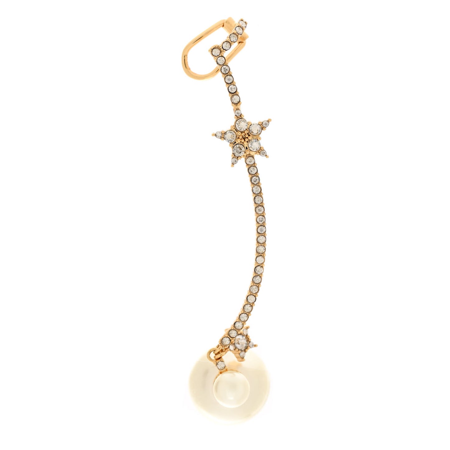 Pearl Star Earring Gold