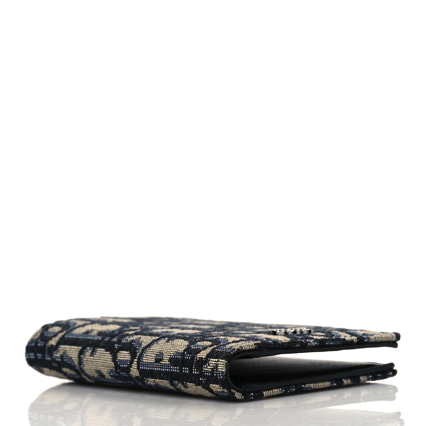 Oblique Bi-Fold Card Holder Blue