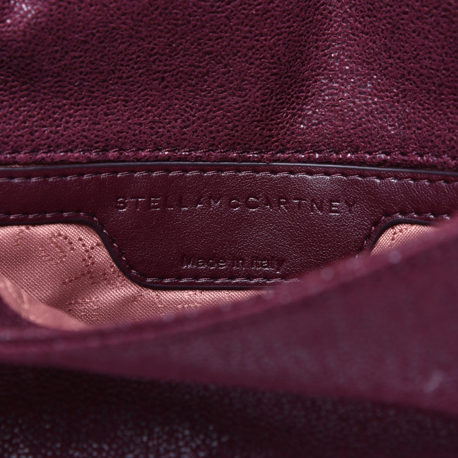Stella McCartney Shaggy Deer Falabella Crossbody Bag Plum 8 of 10