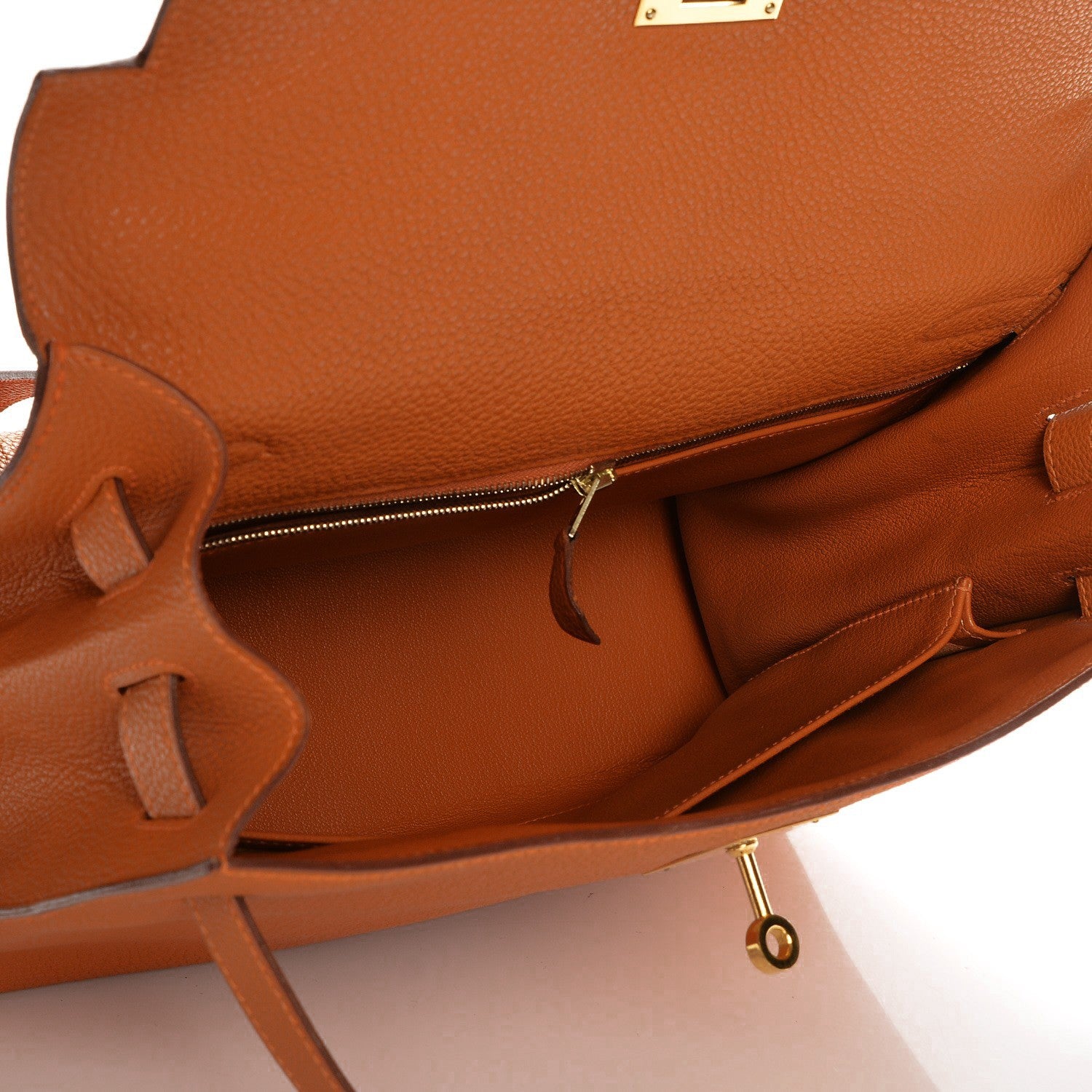 Hermes Togo Kelly Sellier 32 Potiron 7 of 12