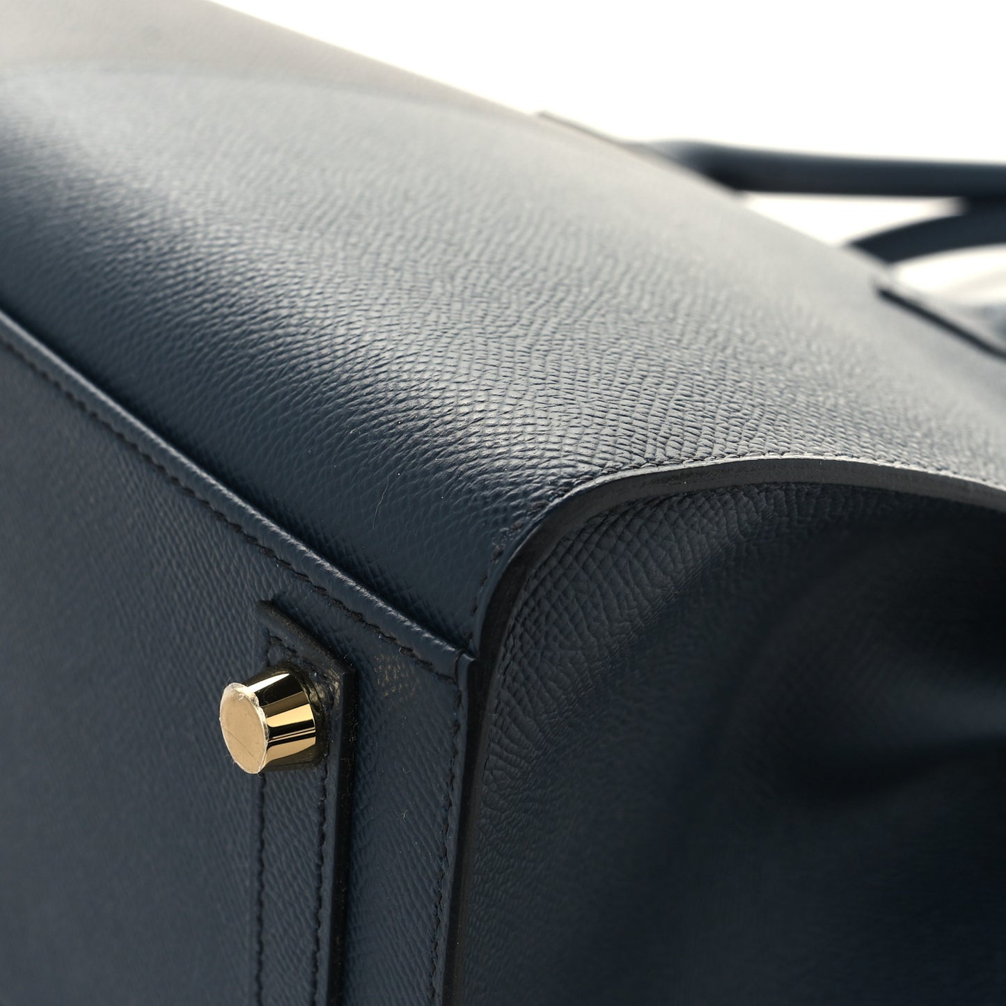 Epsom Casaque Birkin Sellier 30 Bleu Indigo Black Bleu Frida