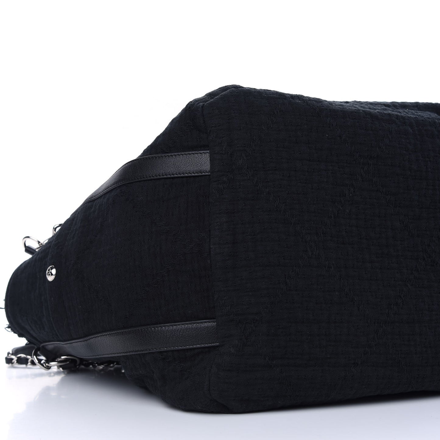 Canvas Small Double Face Tote Black