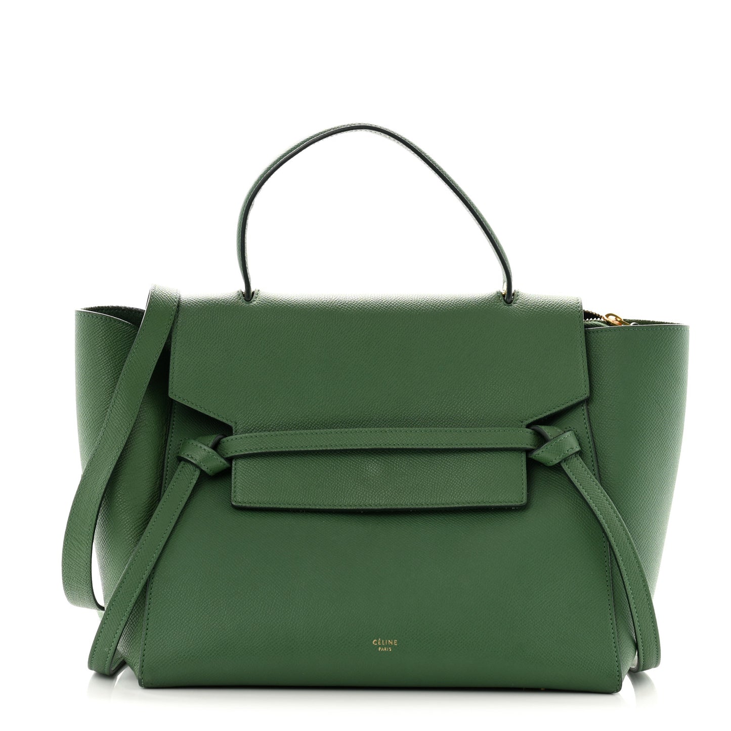 Grained Calfskin Mini Belt Bag Mint