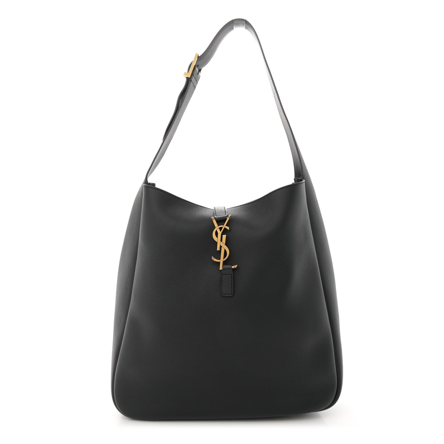 Smooth Calfskin Large Le 5 A 7 Soft Hobo Black