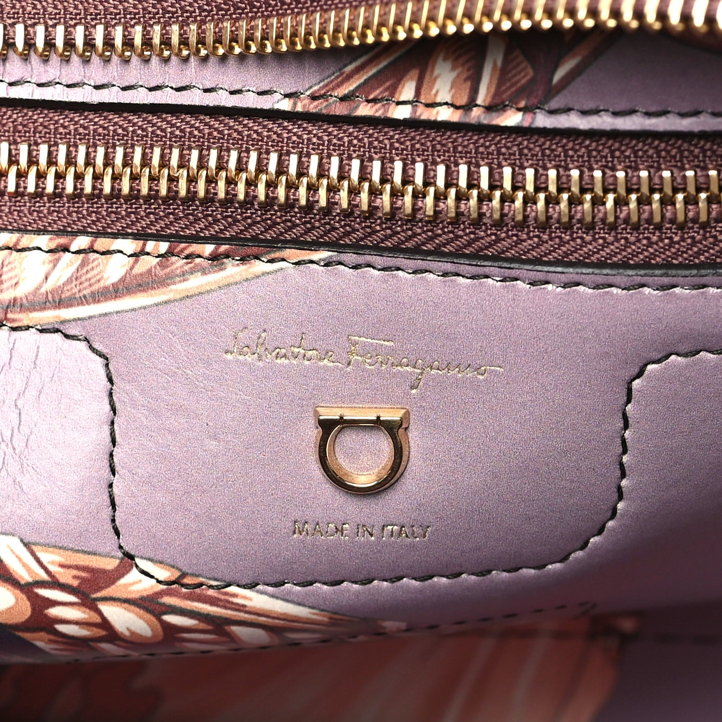 Grained Calfskin Double Handle Small Amy Tote Beige Pink