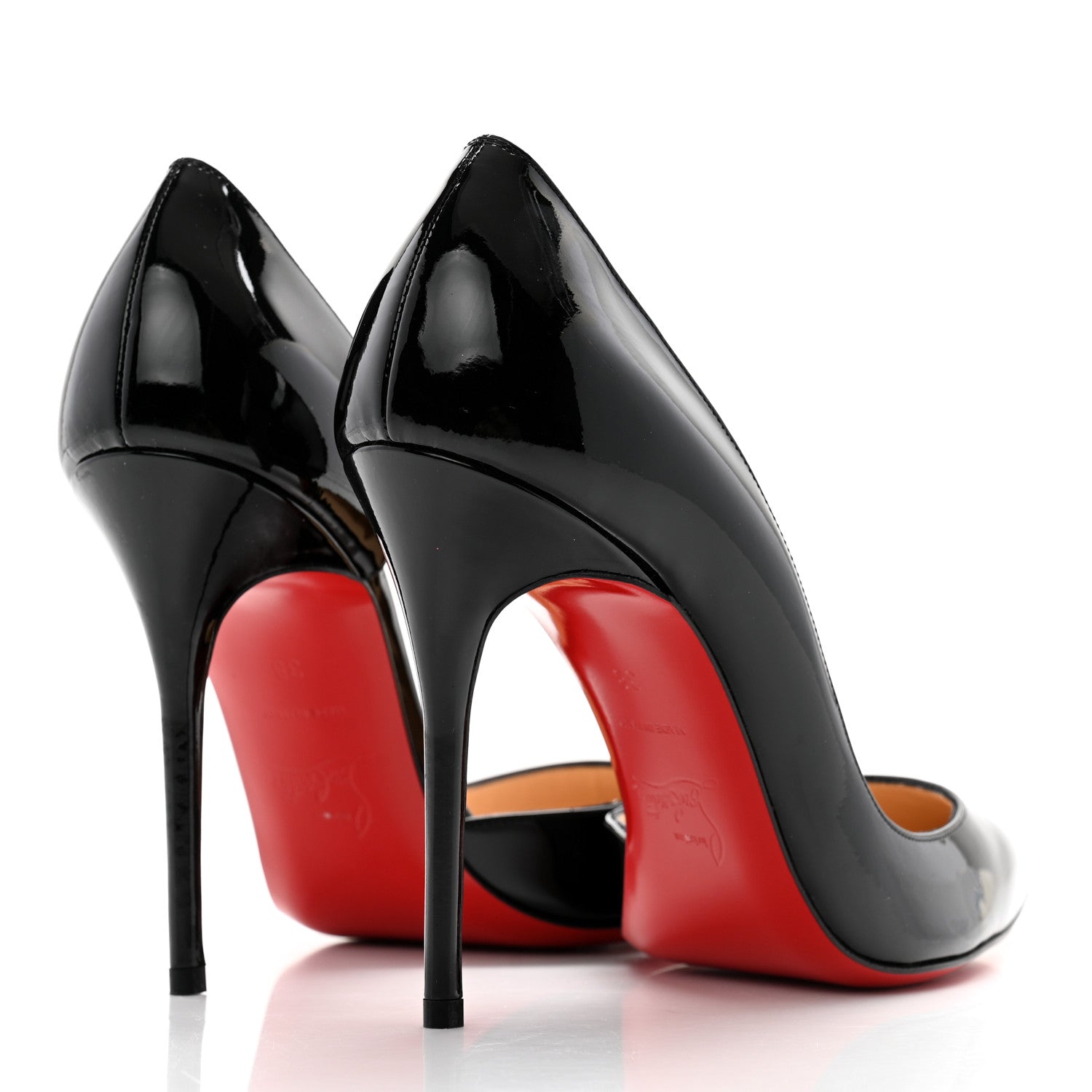 Christian Louboutin Patent Iriza 100 Pumps 38 Black 4 of 9