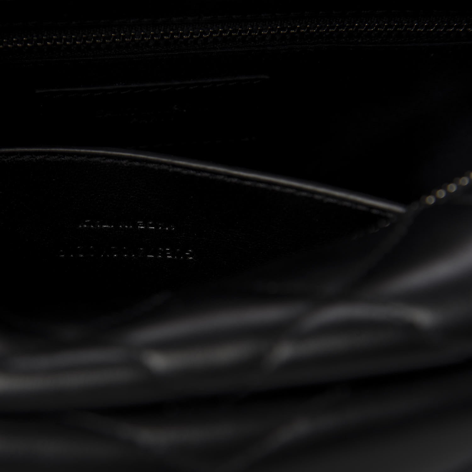 Saint Laurent Calfskin Y Quilted Monogram Small Loulou Bowling Bag Black 9 of 9