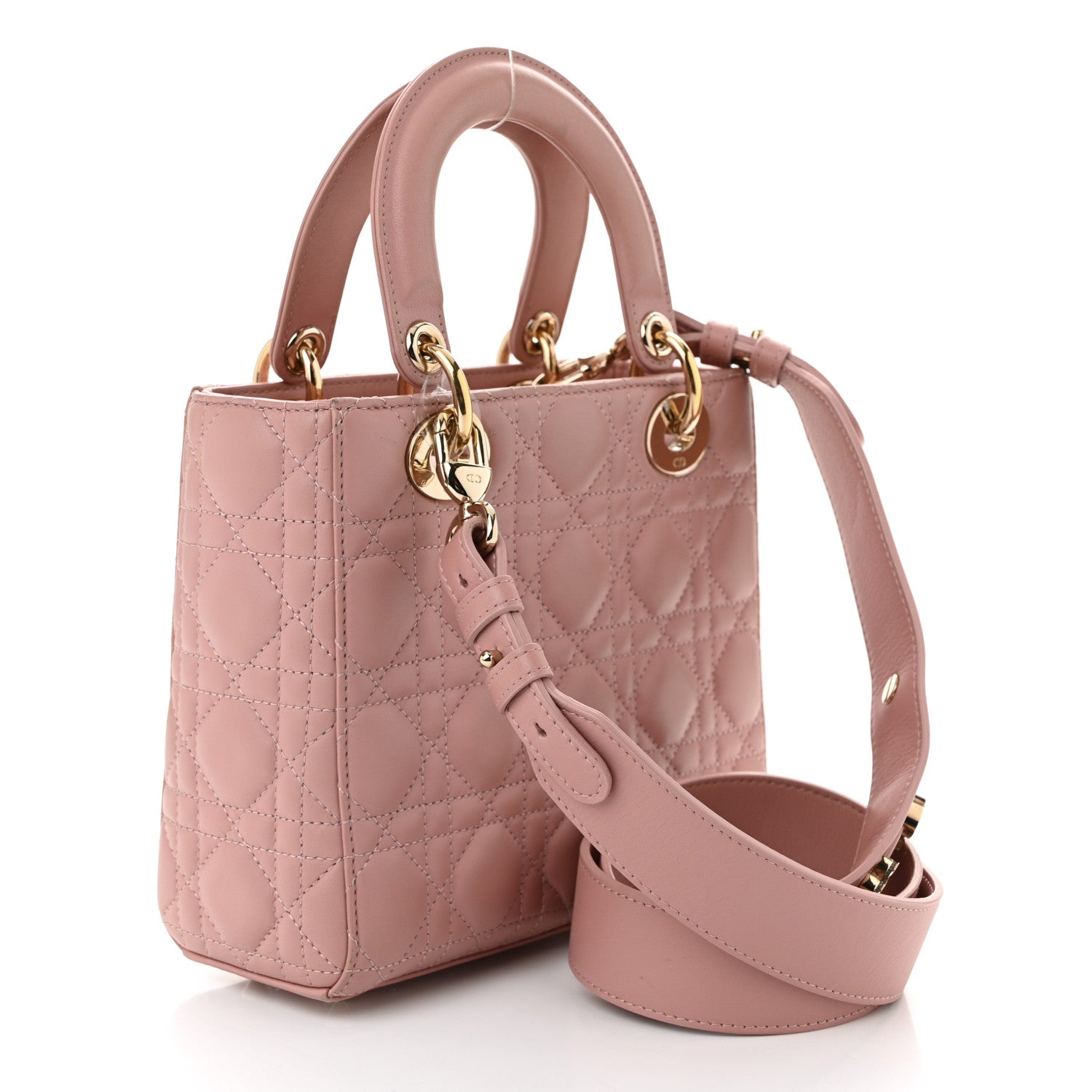 Christian Dior Lambskin Cannage Small My ABCDior Lady Dior Fard 3 of 12
