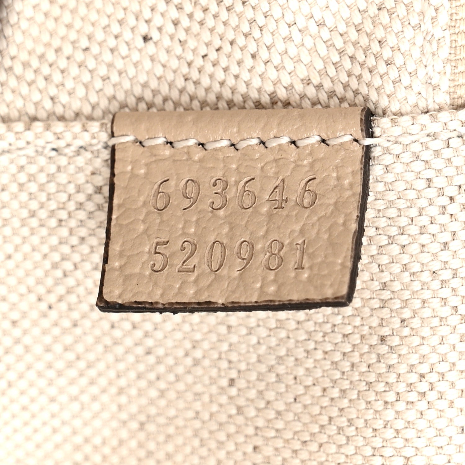 Gucci GG Supreme Monogram Textured Dollar Calfskin Web Small Savoy Cabin Trolley Beige Mystic White Oatmeal 7 of 10