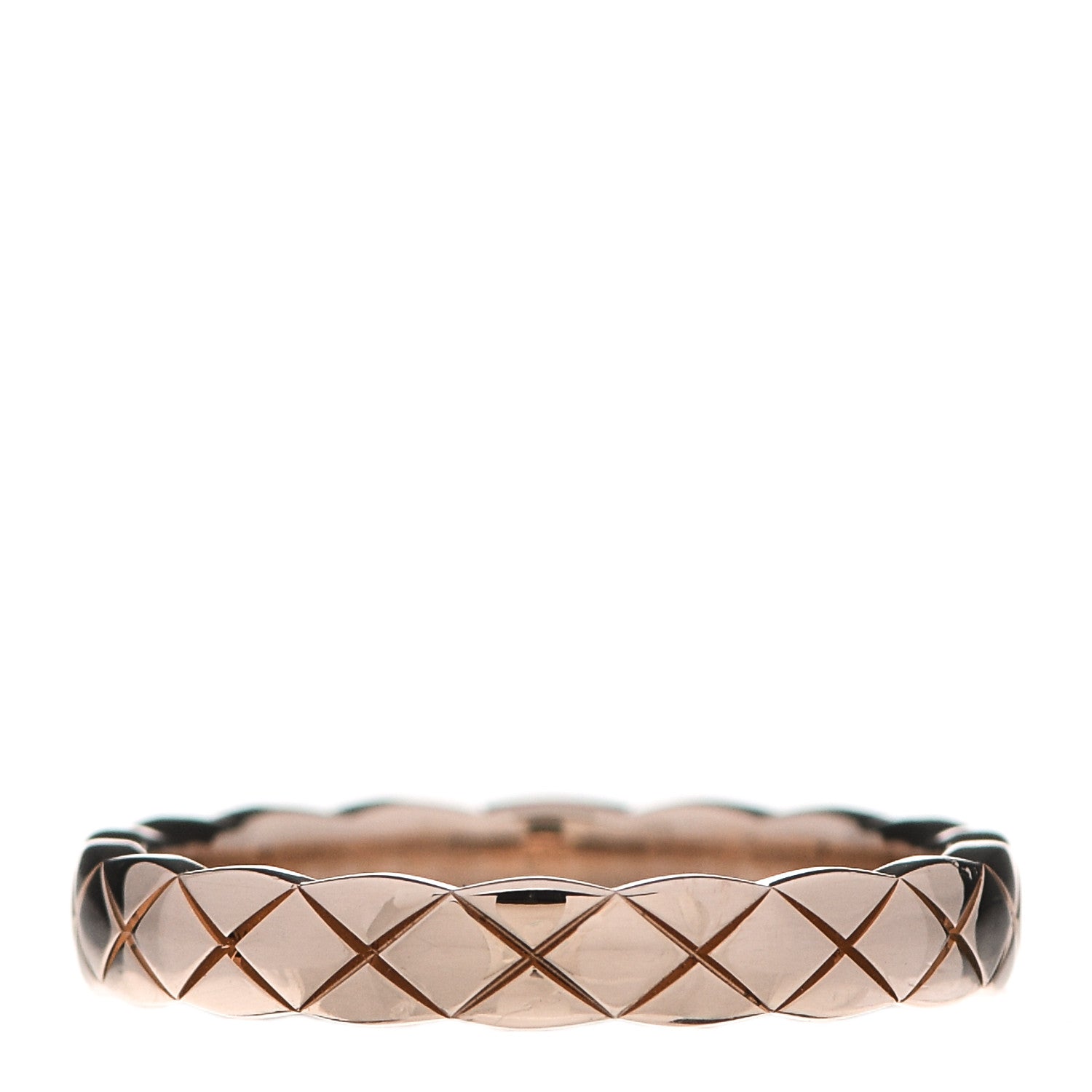 Chanel 18K Beige Gold Mini Coco Crush Ring 52 6 3 of 6