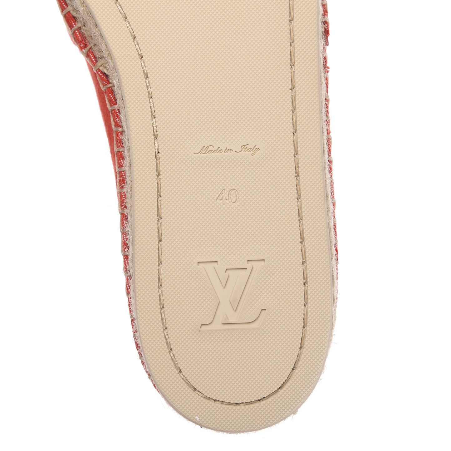 Canvas Waterfall Espadrille 40 Rouge