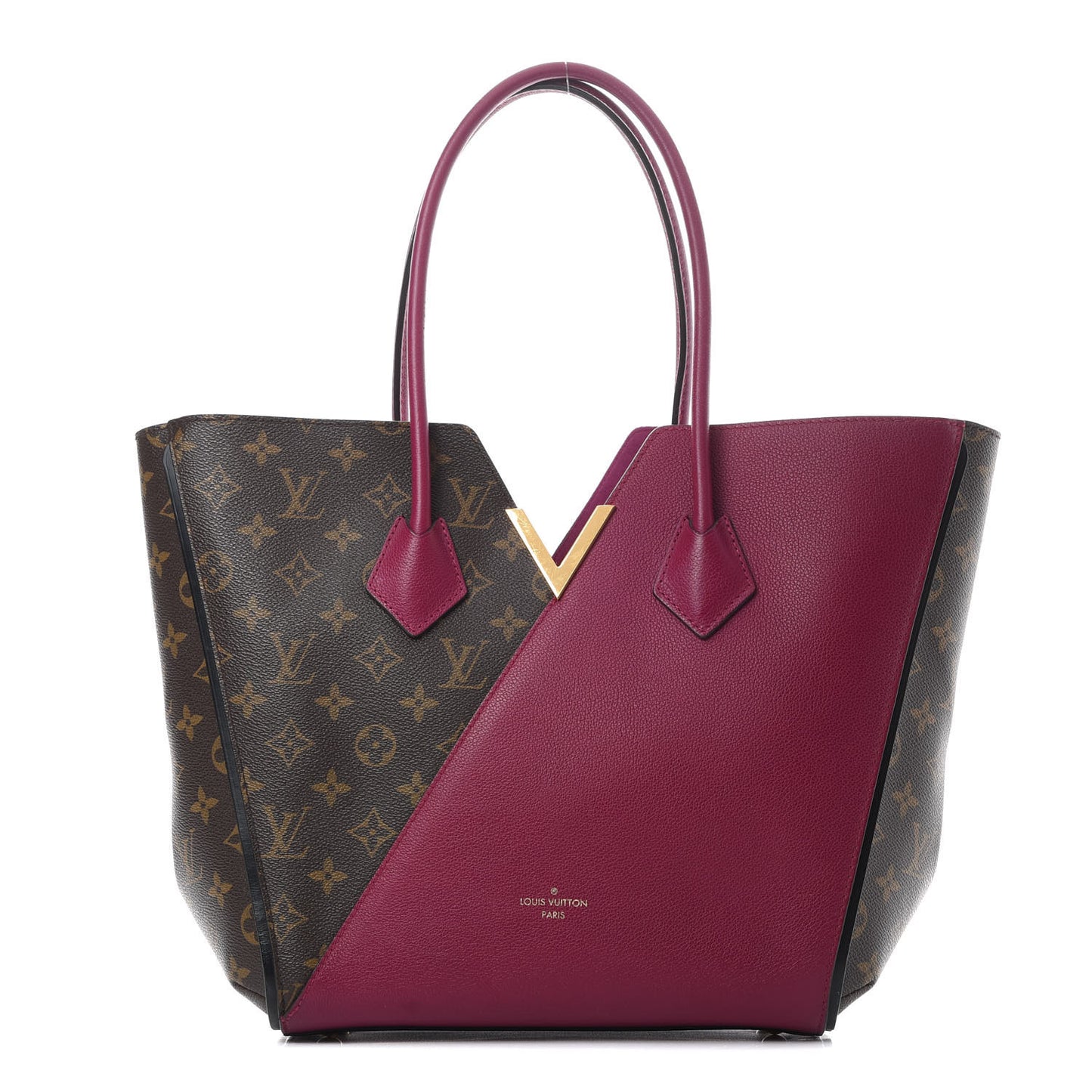 Calfskin Monogram Kimono Tote Grape