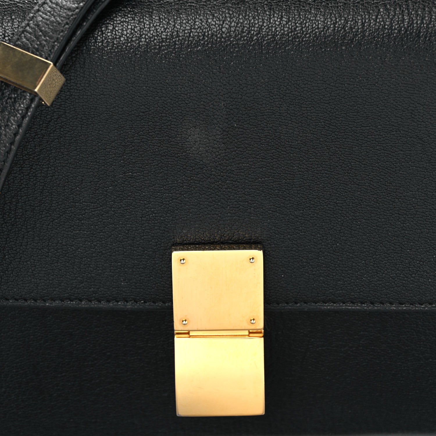 Celine Goatskin Medium Classic Box Flap Bag Black 9 of 11