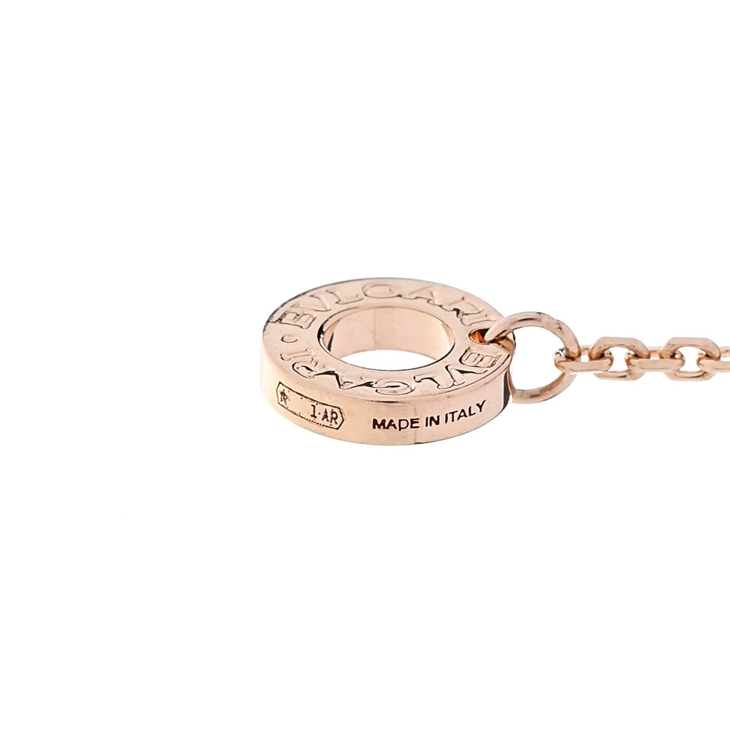 18K Rose Gold Diamond Pink Sapphire Divas' Dream Pendant Necklace