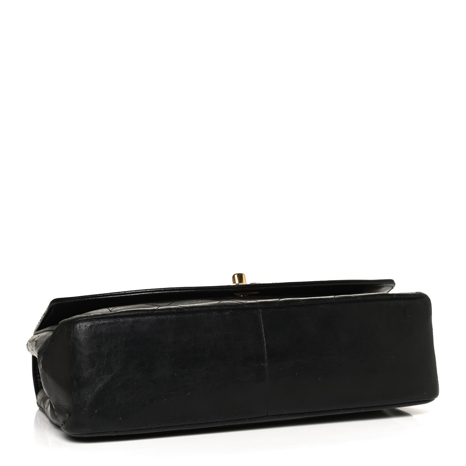 Chanel Lambskin Quilted Medium Single Flap Black 4 of 10