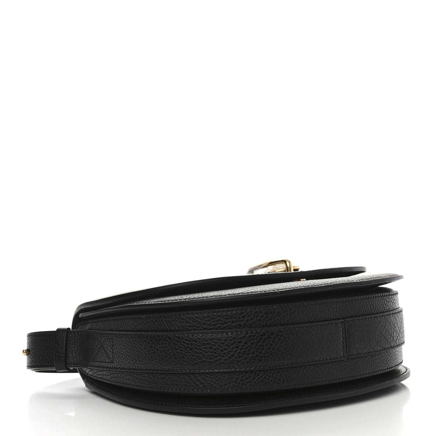 Calfskin Small Rocking Horse Crossbody Black